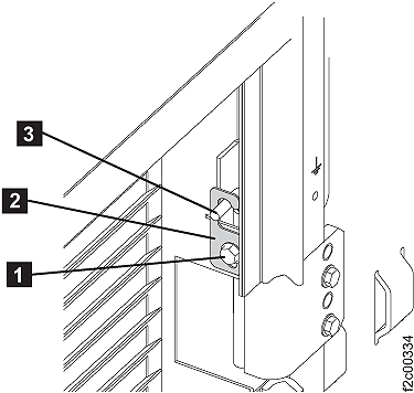 Removing rear left cover (right rear cover similar)