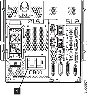 Rear view of PPS showing CB00