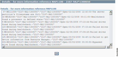 Window: Open serviceable events details