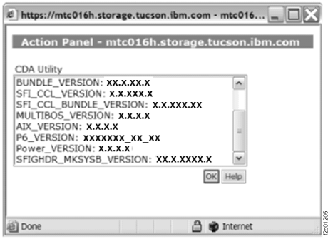Window: Action panel