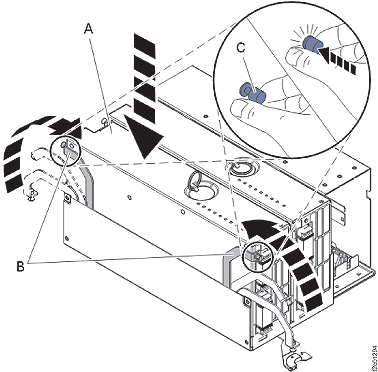 Installing the system processor card assembly