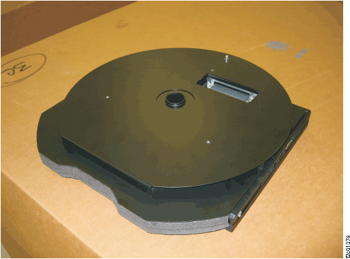 Laptop assembly on a flat surface