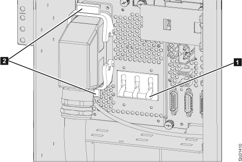 Remove the ac mainline power cord