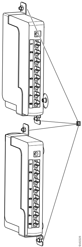 8-port Ethernet switch brackets, Model 98x