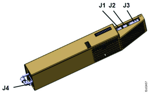 Management enclosure power supply locations