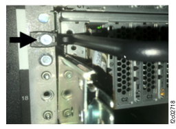CEC enclosure cable tie bar screw position
