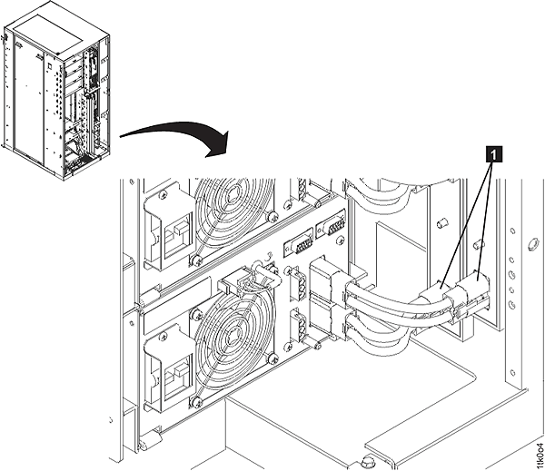 Battery module-to-208VDC bus bar cables