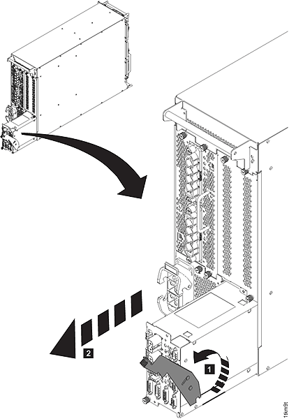 Pull the PFC module out of its slot.