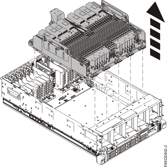 Lifting the system backplane out of the system
