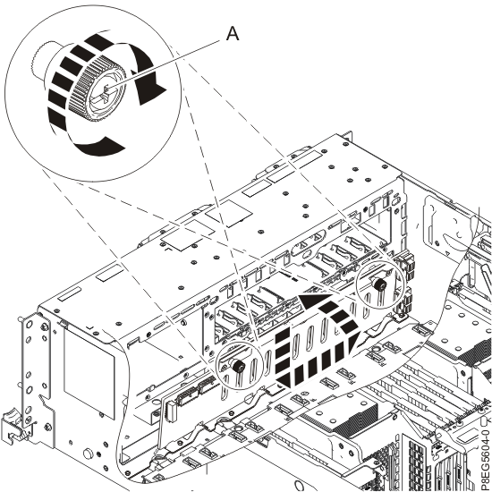 Replacing the disk drive backplane