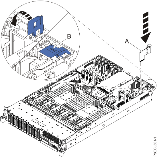 Replacing the system I/O card in a rack-mounted system
