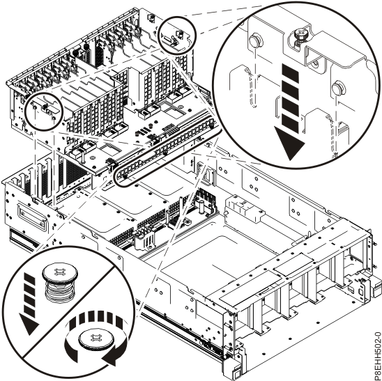 Replacing the I/O backplane