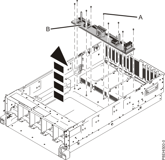 Removing the power midplane