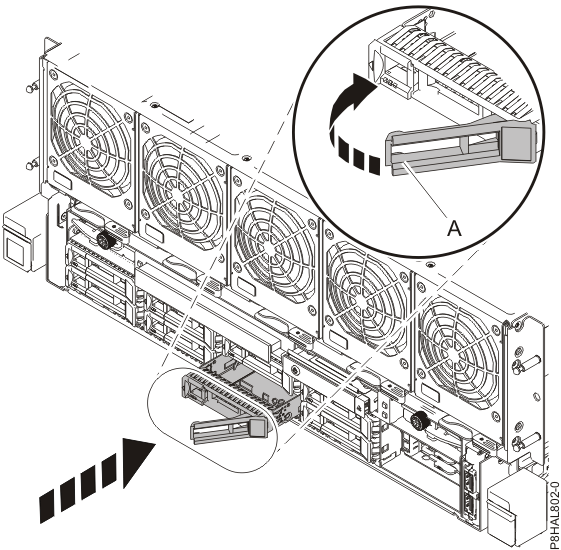 Replacing a disk drive